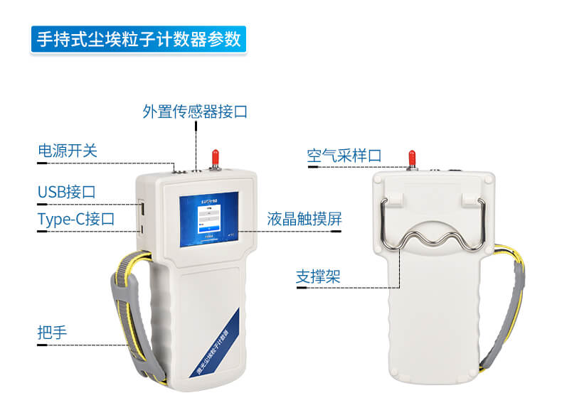 手持式尘埃粒子计数器