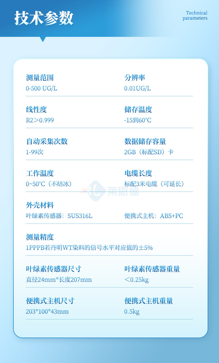 水中叶绿素检测仪