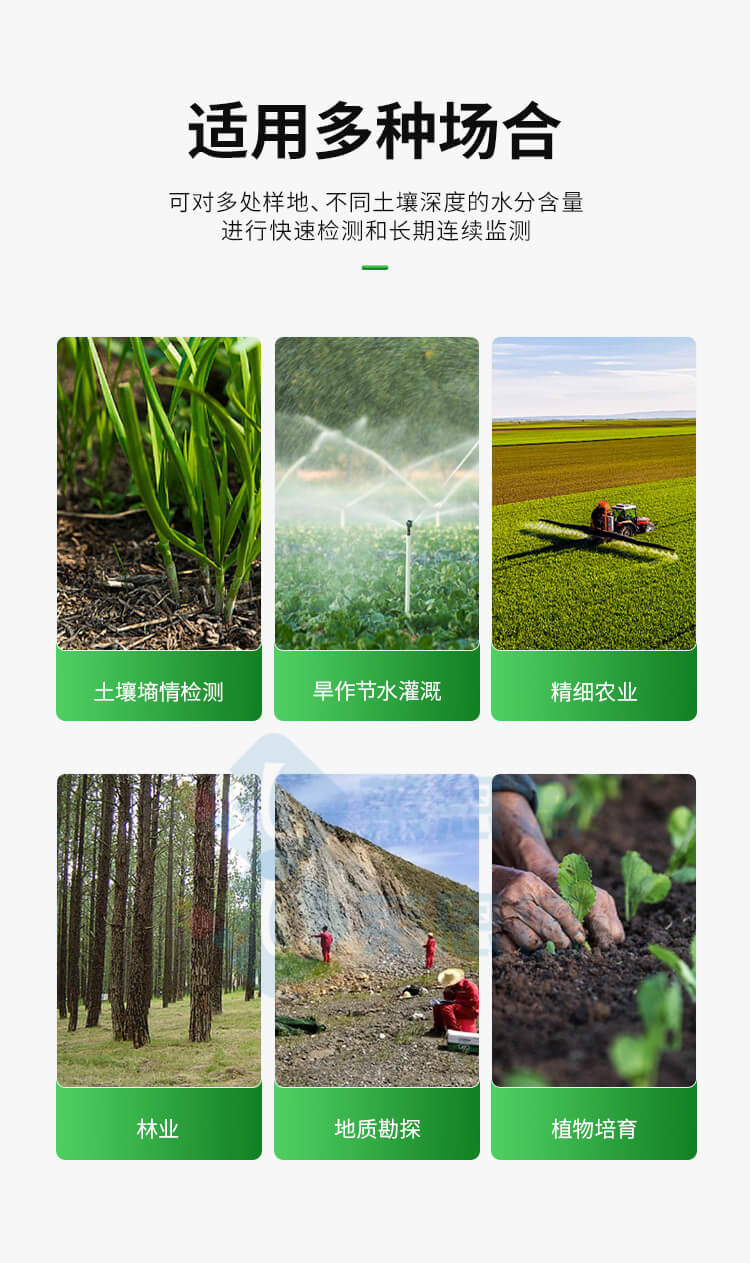 土壤水分温度盐分测定仪