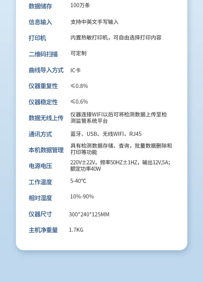 荧光食品综合检测仪