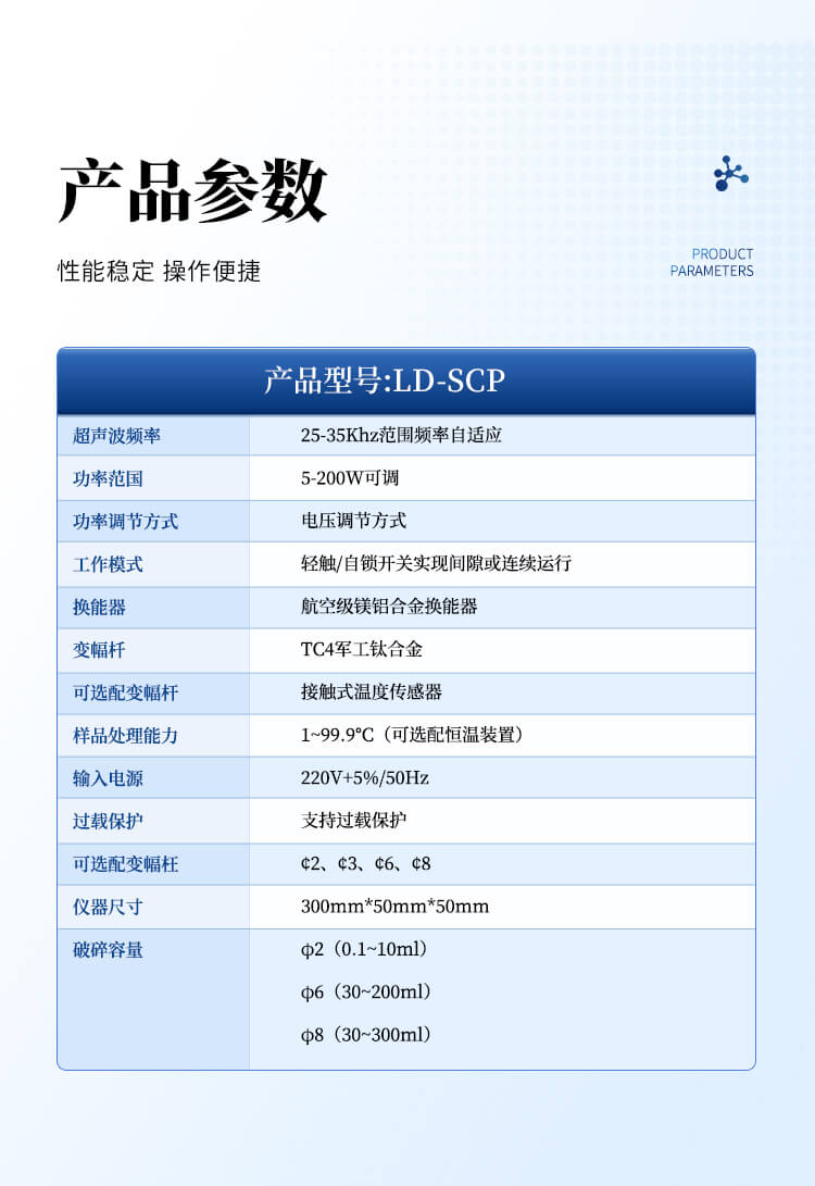 手持式超声波细胞破碎仪