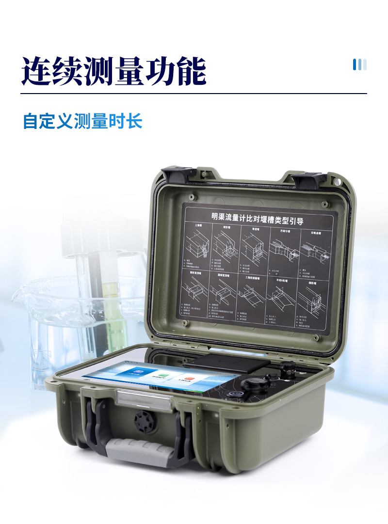 便携式明渠流量仪