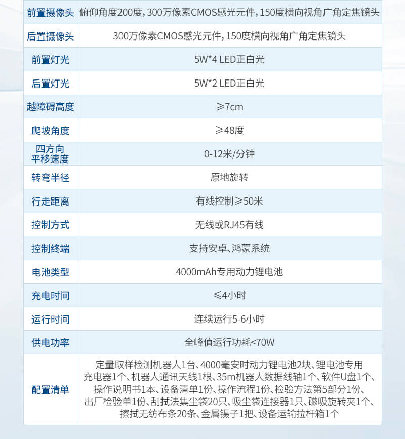 定量采样机器人